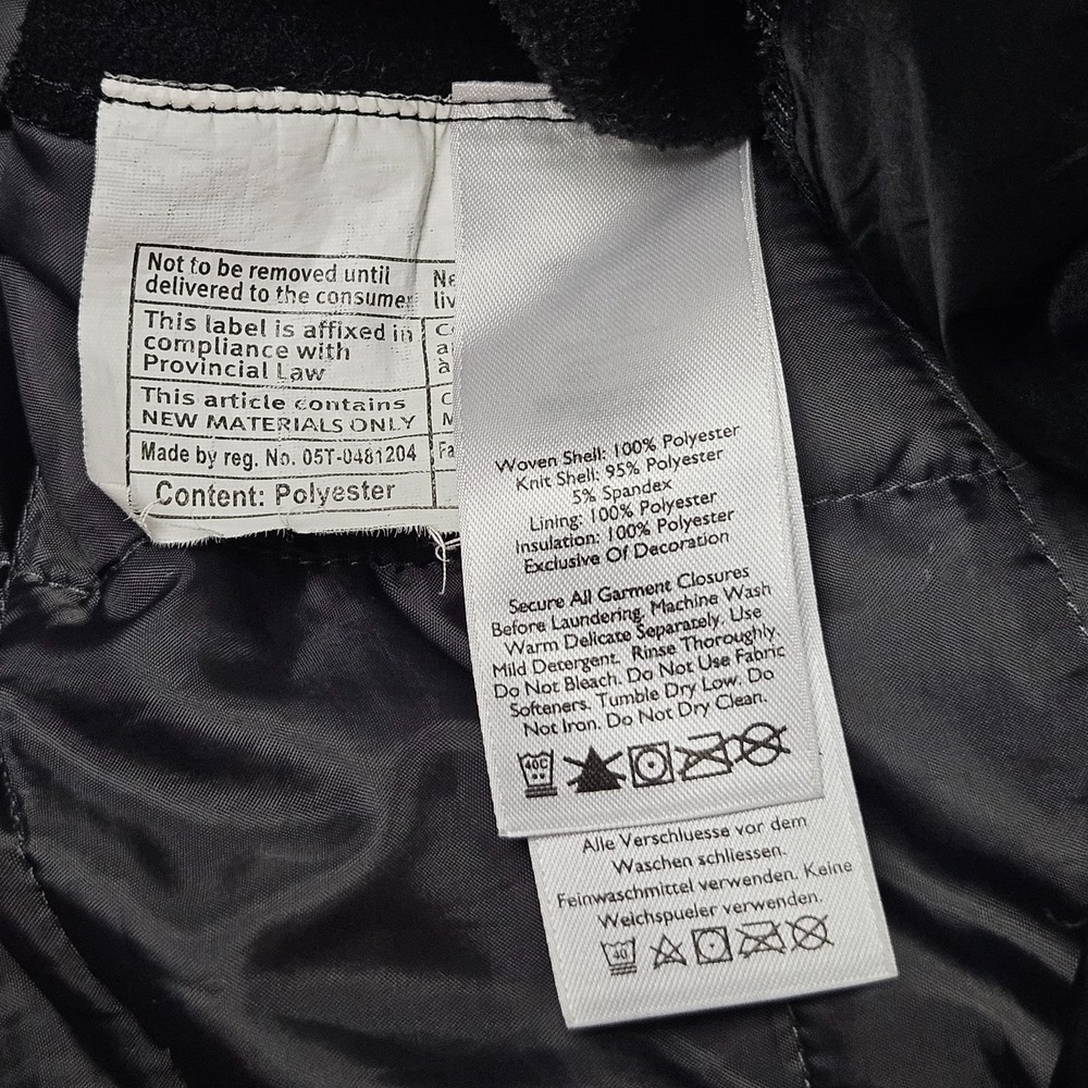 Eddie Bauer Puffer Vest Womens XS Black Quilted Full Zip Hybrid Outdoor Gorpcore - Picture 5 of 7